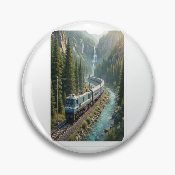 Item preview, Scenic Mountain Train Journey ??️ designed and sold by AdityaShop18.