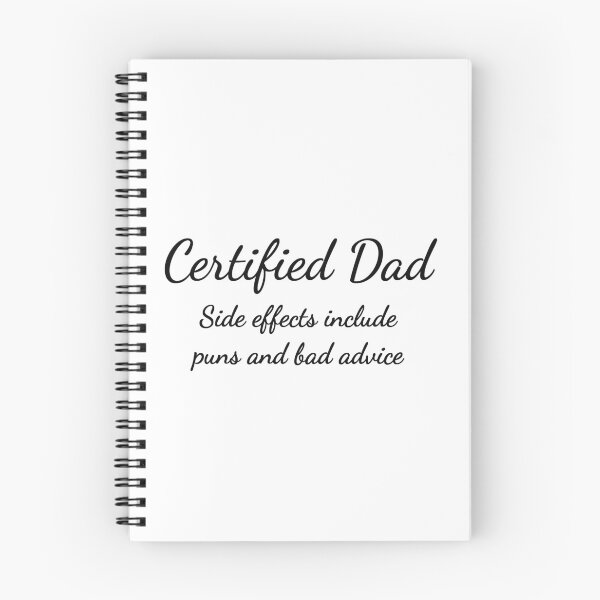 Item preview, Certified Dad Warning Label Tee designed and sold by low battery meme design.