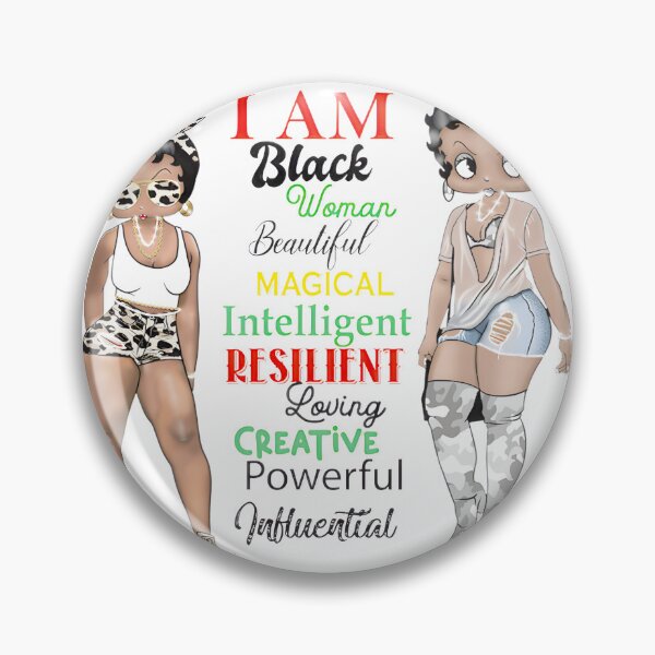 Item preview, I Am Black Woman Queen Affirmation Art designed and sold by luciashar.