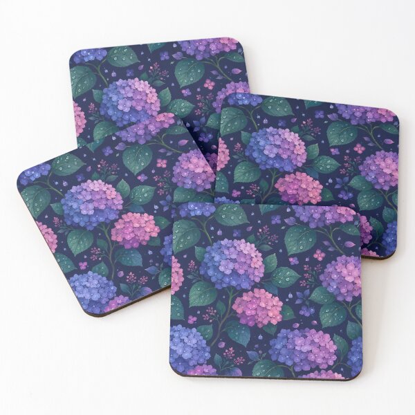 Item preview, Moody Dewy Hydrangea Pattern designed and sold by Kooyana04.