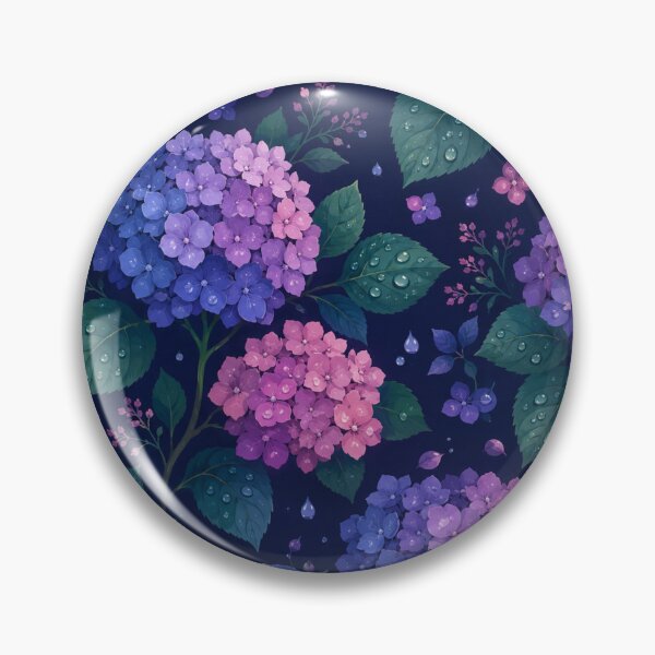 Item preview, Moody Dewy Hydrangea Pattern designed and sold by Kooyana04.