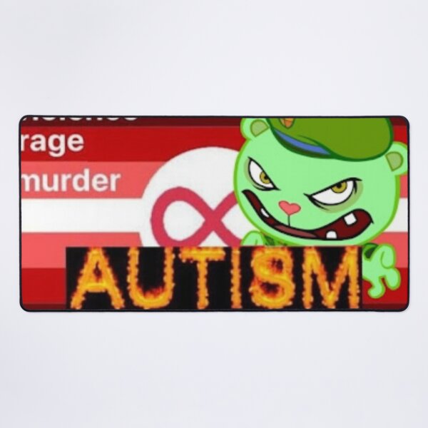 Item preview, Fliqpy Flippy HTF Evil Autism Pride Flag designed and sold by Cdmraeroo.
