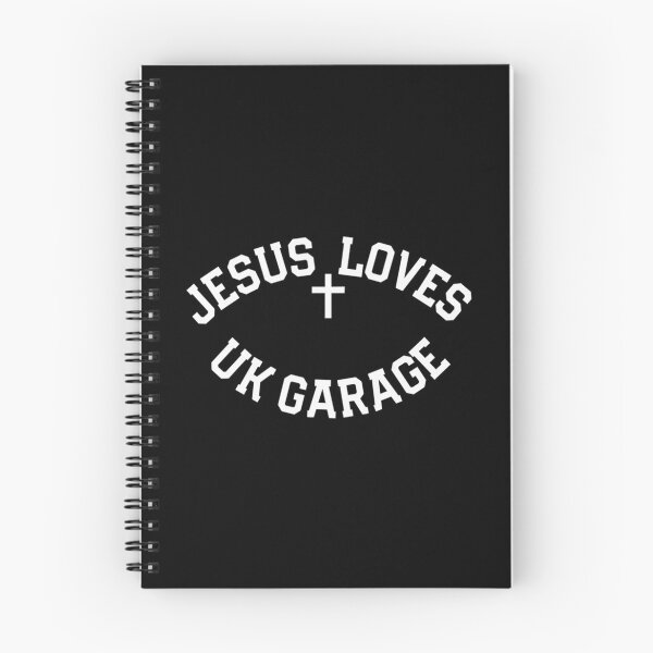 Item preview, Jesus Loves Uk Garage Slogan  Black designed and sold by fatmakillee.