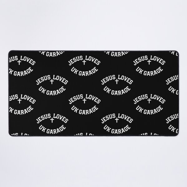 Item preview, Jesus Loves Uk Garage Slogan Black designed and sold by fatmakillee.