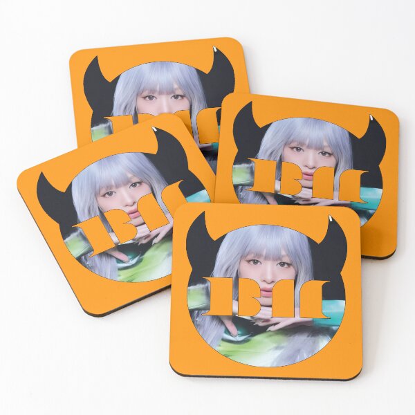 Item preview, AHYEON Babymonster Logo orange ver.1 Kpop designed and sold by ShiroHero.