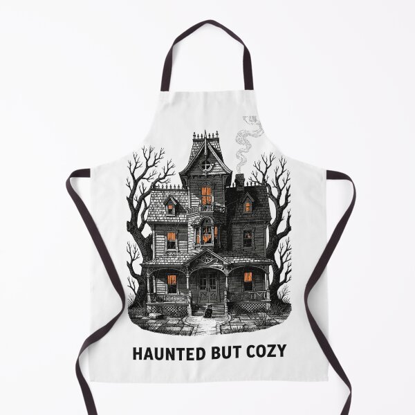 Item preview, Haunted But Cozy — Victorian Gothic Haunted House Black Cat Shirt designed and sold by Uglyandcute.