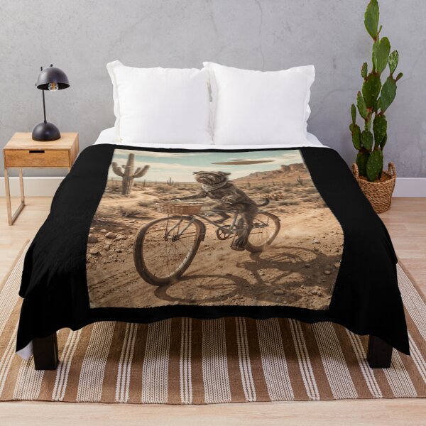 Item preview, Affenpinscher Riding Bike Wild West Western UFO Dog Lover designed and sold by dian-rody-crest.