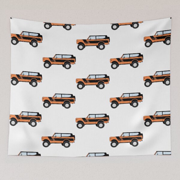 Item preview, Orange Black Ih Scout designed and sold by HelainaMadso.