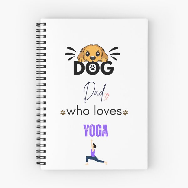 Item preview, Dog Dad Who Loves Yoga designed and sold by PawFitt.