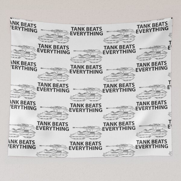 Item preview, Tank Beats Everything - Black designed and sold by Soffez.