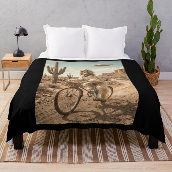 Item preview, Afghan Hound Riding Bike Wild West Western UFO Dog Lover designed and sold by dian-rody-crest.