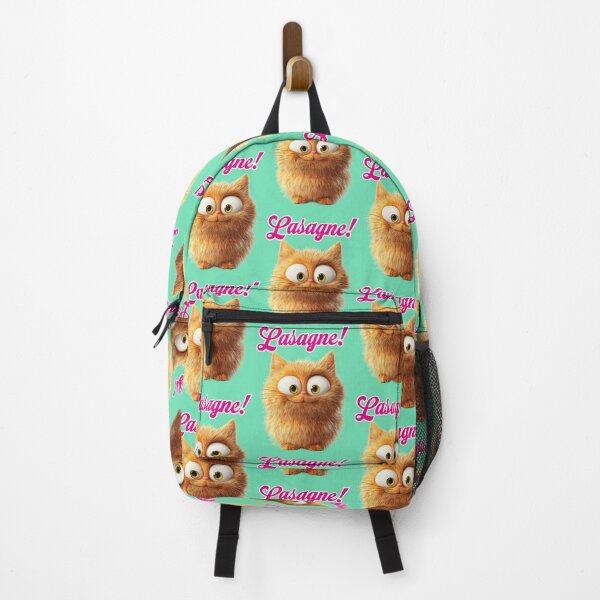 Item preview, Lasagna Red Cat Fast Food Hunger Saying designed and sold by Mauswohn.