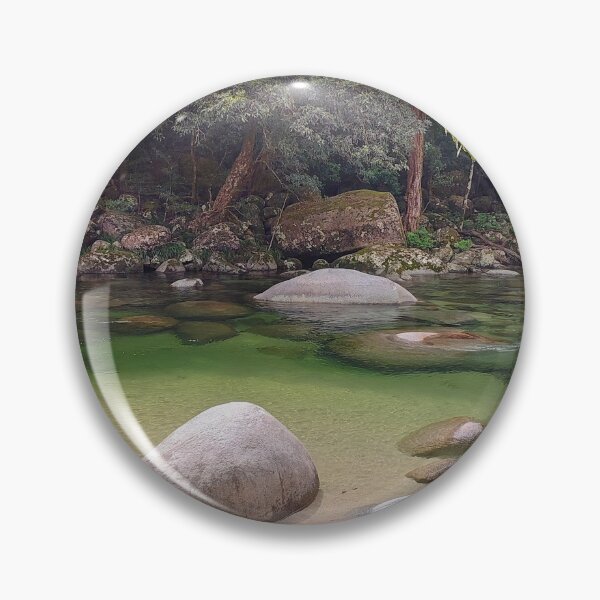 Item preview, BOLDERS IN A WATER HOLE AT MOSSMAN GORGE, TROPICAL FAR NORTH QUEENSLAND designed and sold by AussieAl.