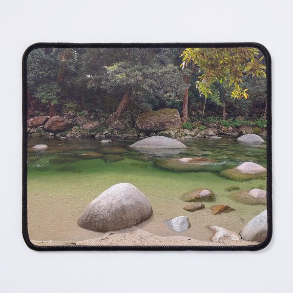 Item preview, BOLDERS IN A WATER HOLE AT MOSSMAN GORGE, TROPICAL FAR NORTH QUEENSLAND designed and sold by AussieAl.