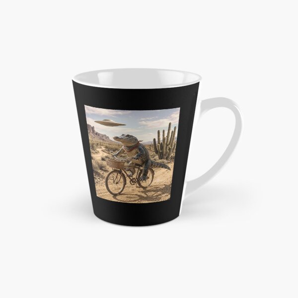 Item preview, Alligator Riding Bike Wild West Western UFO Animal Lover designed and sold by dian-rody-crest.
