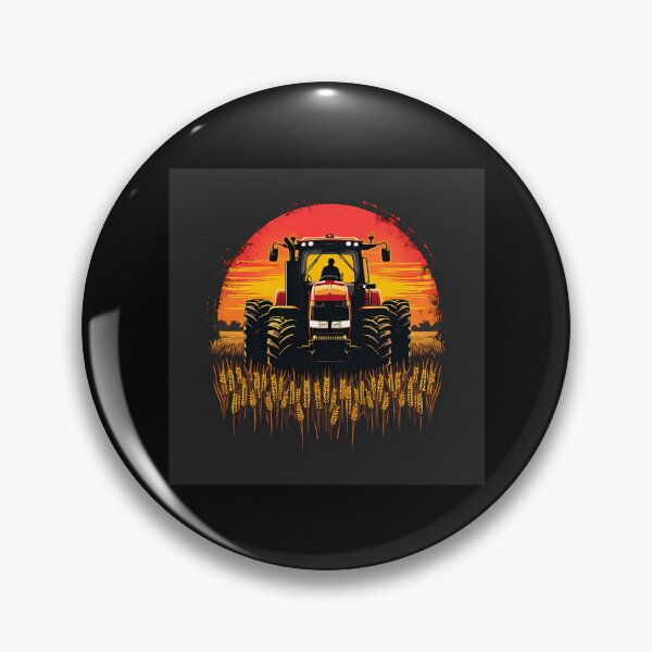 Item preview, Tractor In A Retro Sunset designed and sold by HelainaMadso.
