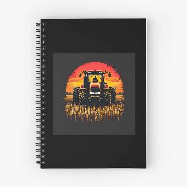 Item preview, Tractor In A Retro Sunset designed and sold by HelainaMadso.