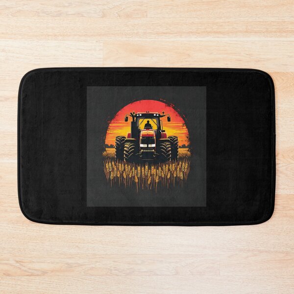 Item preview, Tractor In A Retro Sunset designed and sold by HelainaMadso.