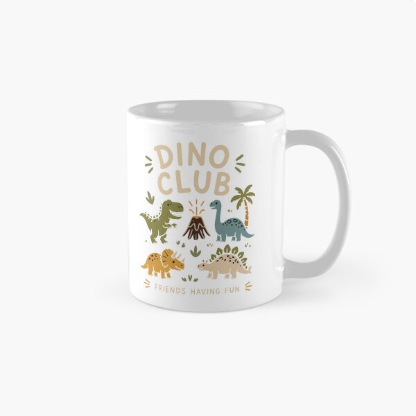 Item preview, Dino Club – Cute Dinosaur Friends Having Fun Kids T-Shirt designed and sold by Nueve Uno Design.