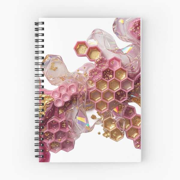 Item preview, ABSTRACT ART HONEYCOMB PATTERN FLORAL DESIGN v4 designed and sold by dazzlemakers.