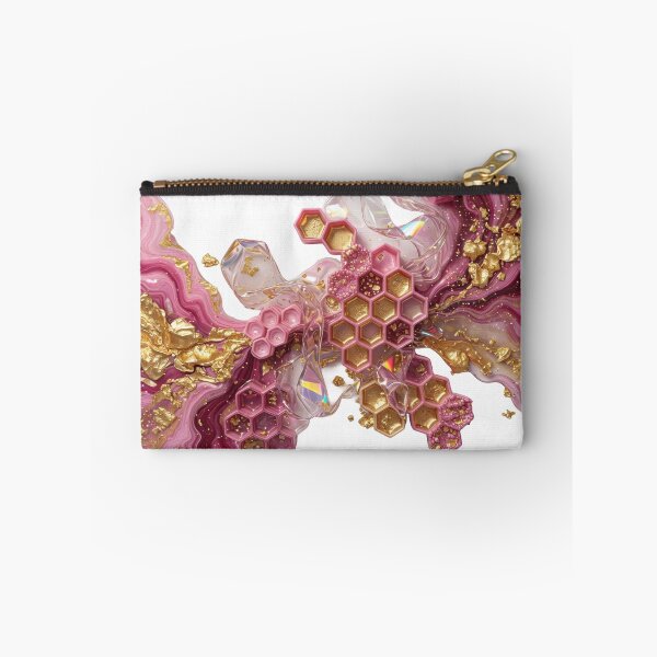 Item preview, ABSTRACT ART HONEYCOMB PATTERN FLORAL DESIGN v4 designed and sold by dazzlemakers.