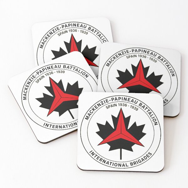 Item preview, Mackenzie Papineau Battalion International Brigades Antifascist Emblem Print designed and sold by PinUpPizzazz.