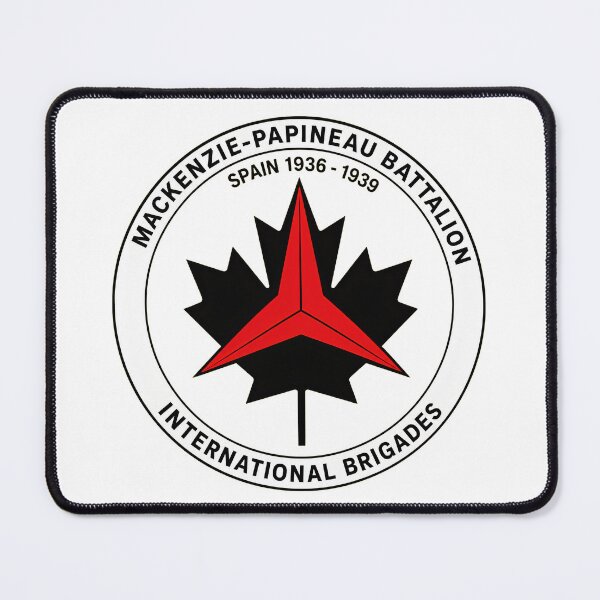 Item preview, Mackenzie Papineau Battalion International Brigades Antifascist Emblem Print designed and sold by PinUpPizzazz.