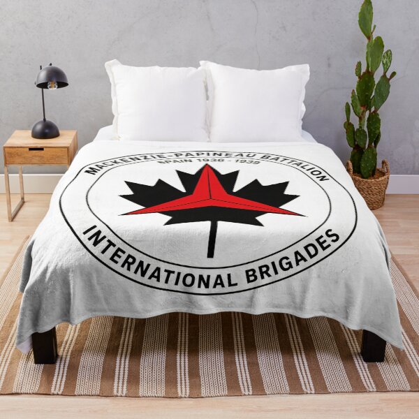 Item preview, Mackenzie Papineau Battalion International Brigades Antifascist Emblem Print designed and sold by PinUpPizzazz.