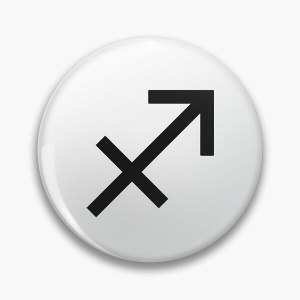 Item preview, Sagittarius Sign Minimal Zodiac Symbol designed and sold by HoloInverse.