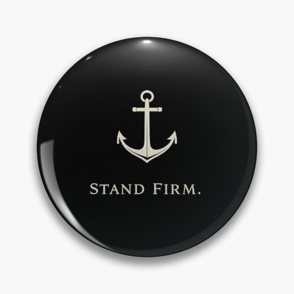 Item preview, Stand Firm Anchor Minimalist Faith Quote Typography designed and sold by Veylor Store.