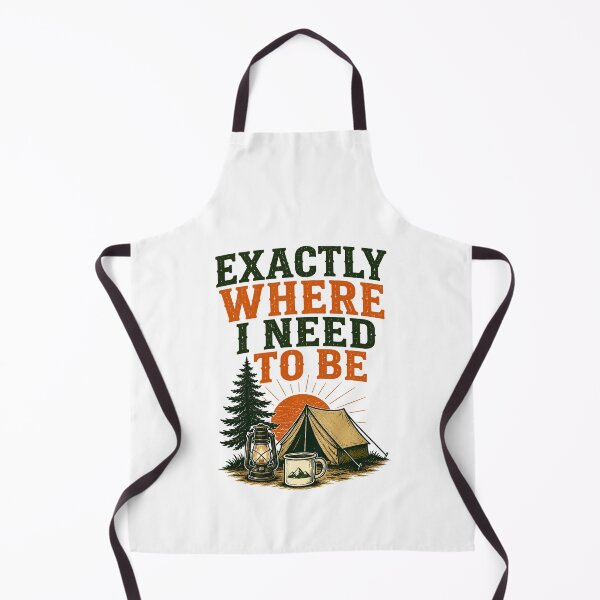 Item preview, Exactly Where I Need To Be Camping Sunset Tent designed and sold by Colorful Designs.