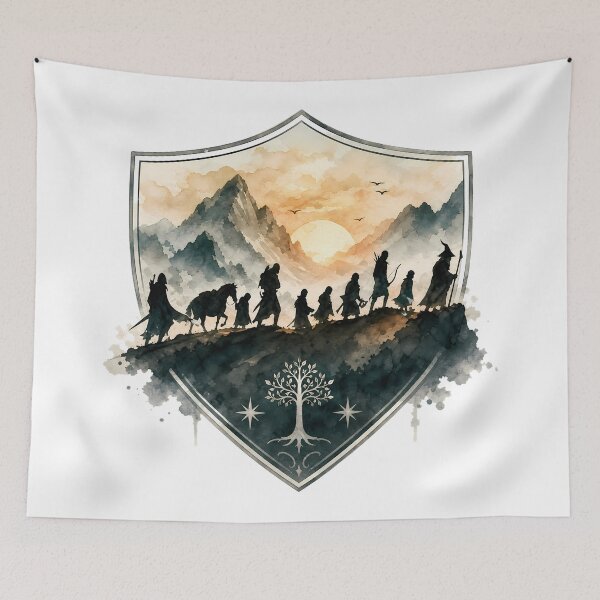 Item preview, LOTR - The Fellowship designed and sold by FrontierCosmic.