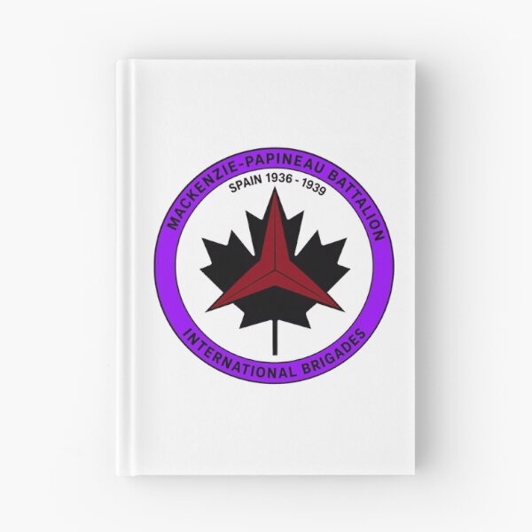 Item preview, Mackenzie Papineau Battalion International Brigades Antifascist Emblem Print designed and sold by PinUpPizzazz.