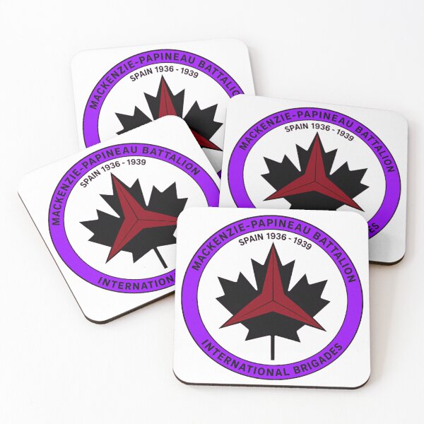 Item preview, Mackenzie Papineau Battalion International Brigades Antifascist Emblem Print designed and sold by PinUpPizzazz.