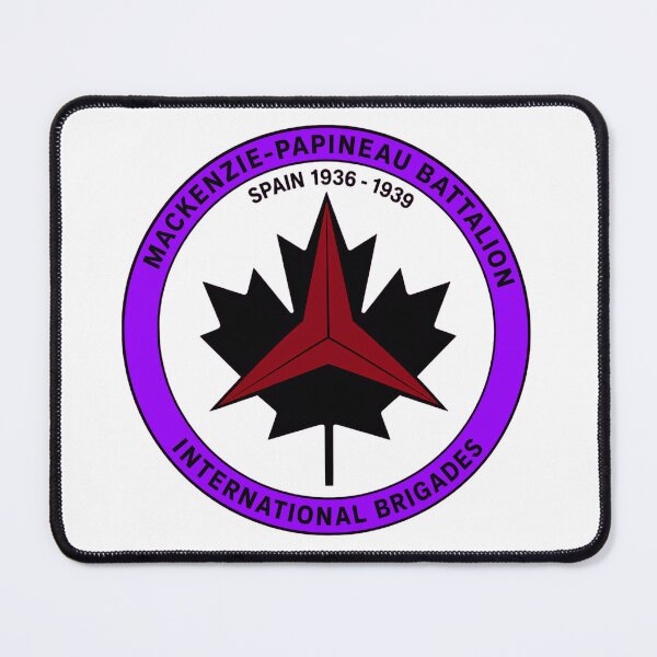 Item preview, Mackenzie Papineau Battalion International Brigades Antifascist Emblem Print designed and sold by PinUpPizzazz.