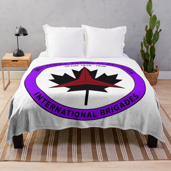 Item preview, Mackenzie Papineau Battalion International Brigades Antifascist Emblem Print designed and sold by PinUpPizzazz.