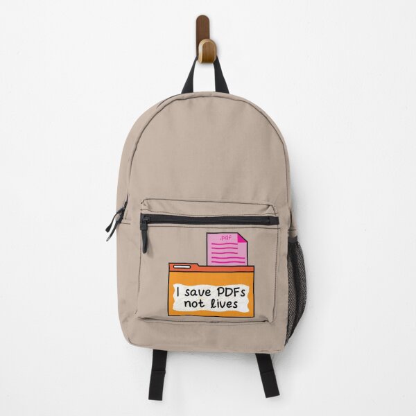 Item preview, I save PDFs not lives funny pun office humor designed and sold by fluffyfamcraft.