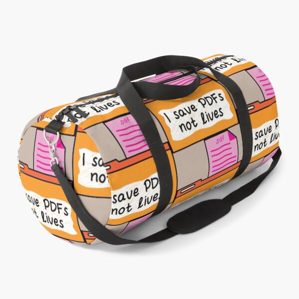 Item preview, I save PDFs not lives funny pun office humor designed and sold by fluffyfamcraft.