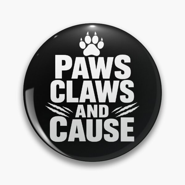 Item preview, Paws Claws and Cause Animal Rescue & Advocacy Design designed and sold by BrushStrokesInk.