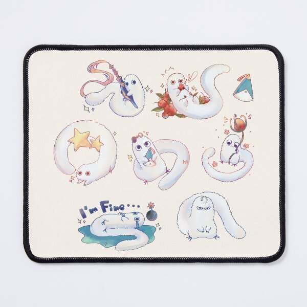 Item preview, Fluffy Worm Creature designed and sold by PRINTATSTUDIO.