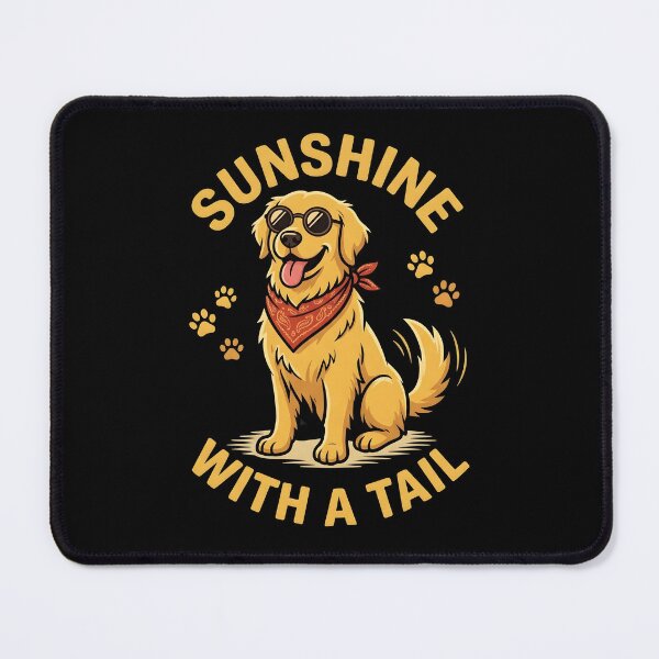 Item preview, Golden Retriever Sunshine T-Shirt | Happy Dog Lover Shirt | Cute Summer Dog Design designed and sold by StickerNestYou.