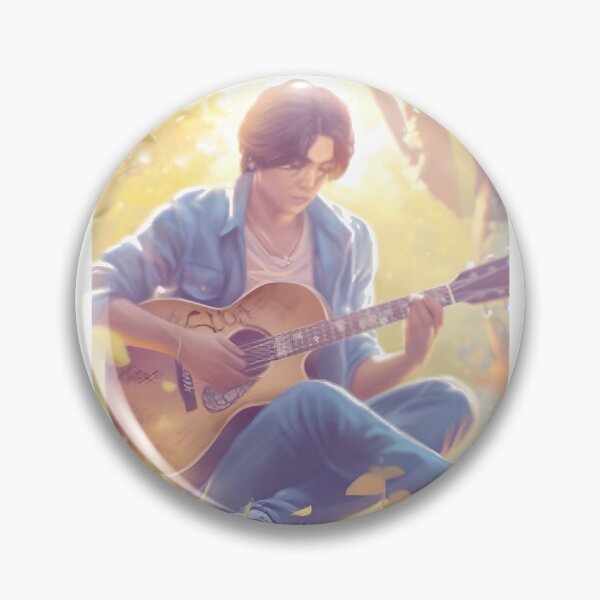 Item preview, Guitarist In Golden Forest designed and sold by kotykmarket.