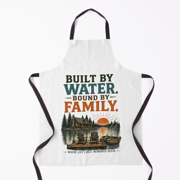 Item preview, Built By Water Bound By Family Lakeside Cabin designed and sold by Colorful Designs.