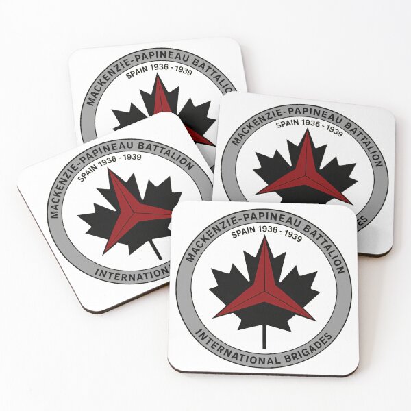 Item preview, Mackenzie Papineau Battalion International Brigades Antifascist Emblem Print designed and sold by PinUpPizzazz.