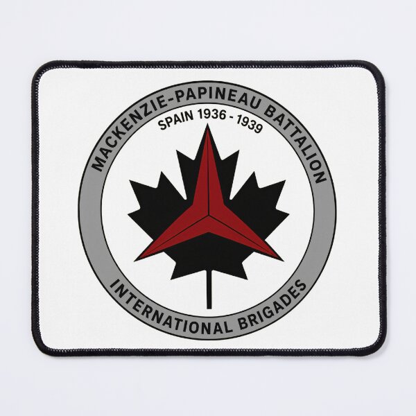Item preview, Mackenzie Papineau Battalion International Brigades Antifascist Emblem Print designed and sold by PinUpPizzazz.