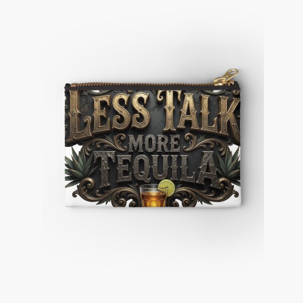 Item preview, Chic Colorful LESS TALK MORE TEQUILA Text Design designed and sold by dazzlemakers.