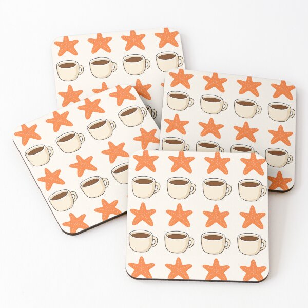Item preview, Starfish and Coffee designed and sold by foxgloveart357.