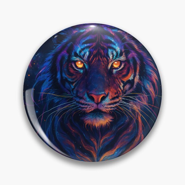 Item preview, Cosmic Tiger Born from Starlight designed and sold by OneStepFromArt.
