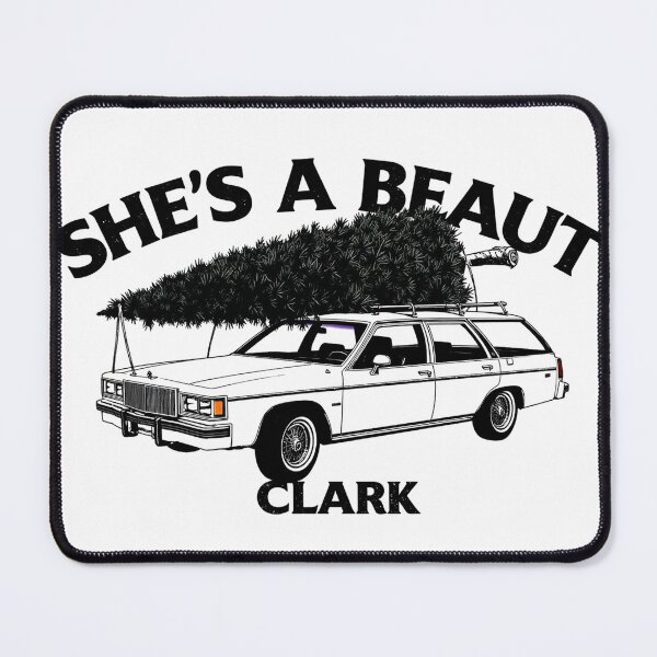 Item preview, She's A Beaut Clark Christmas Vacation Wagon designed and sold by lht6474.