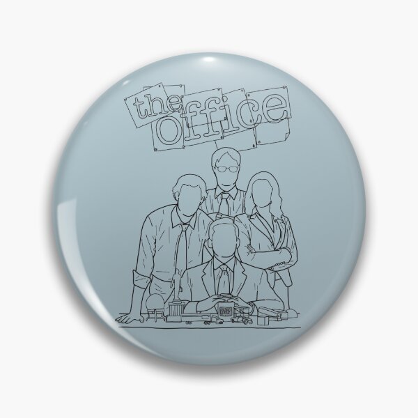 Item preview, The Office outline portrait designed and sold by Line & Tide.